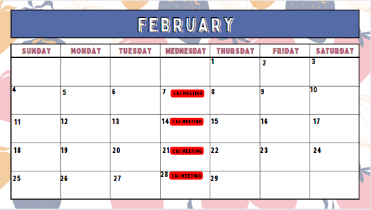 Happening in the month of Feb 2024